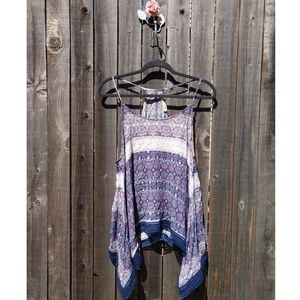 Sophie Rue Bohemian Flowy Tank Size Large